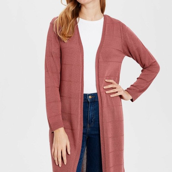 Long-Sleeve Open Cardigan - Picture 2 of 4